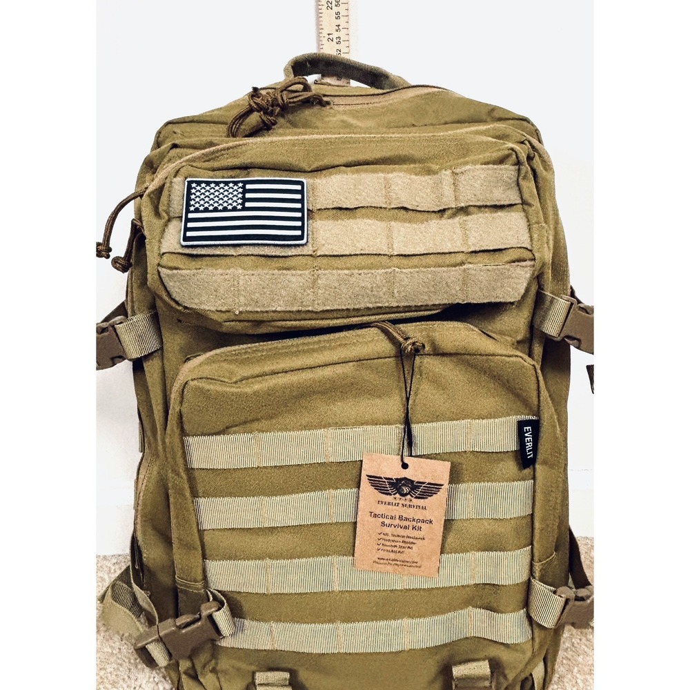 Everlit Large Military Tactical Backpack Army Molle Bag Rucksack 3 Day Pack 45L